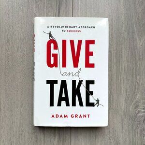 Give and Take — Adam Grant | Business Success Non-Fiction Hardcover Book